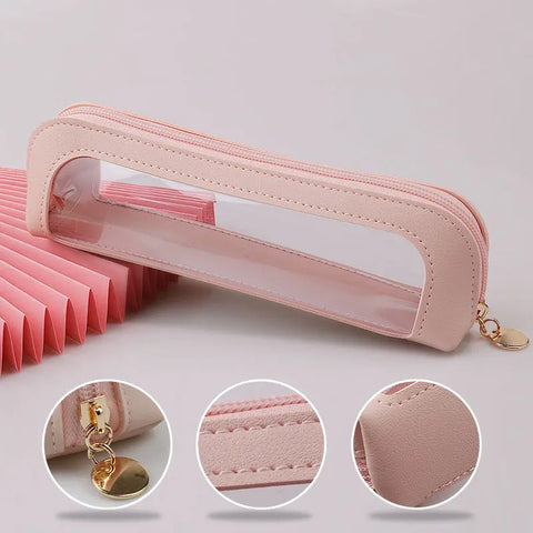 Portable Makeup Brush Bag, Zipper Storage Bag Organizer Pouch, Versatile Storage Stationery, Waterproof Cosmetic Storage, Travel Bag