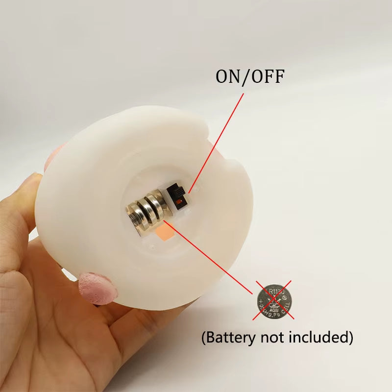 Silica Gel Night Light Bedroom Decor Lights Button Battery Powered Moonlight Cartoon Animal Lamps Children Gift Decorative Lamp