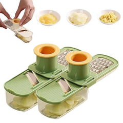 Mandoline Slicer High-Quality Garlic Grinder Handheld Veggie Shredder Sharp Mini Garlic Mandoline for Picnicking Camping