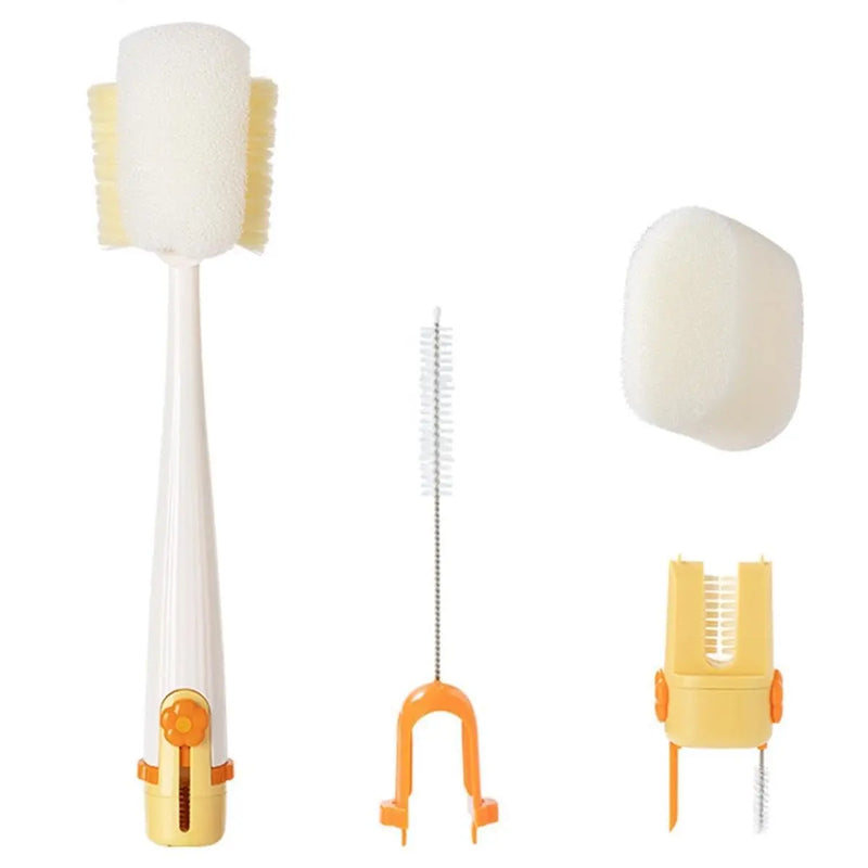 New 5-In-1 Cup Washing Household Multi-Function Cup Brush Water Cup Insulation Cup Brush Bottle Cleaning Sponge Brush