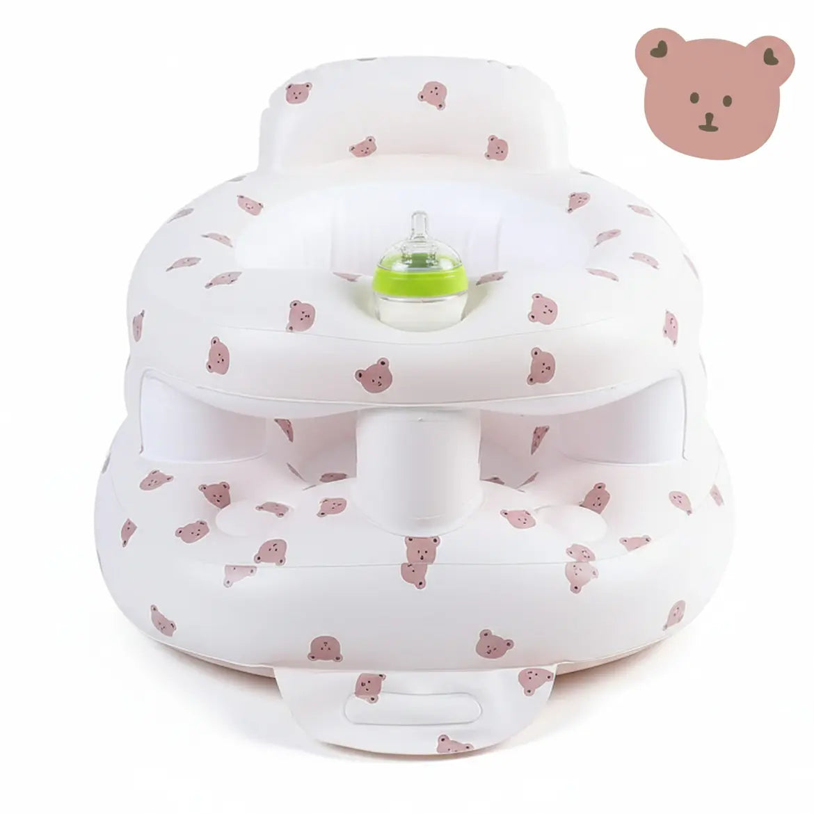 Babychair Inflatable Infant Support Seat for Sitting & Learning to Sit – Safe Full Support Design for 3–36 Month Babies,Inflatable Bab,Inflatable Baby Seaty Seat