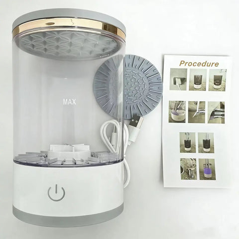 Automatic Electric Makeup Brush Cleaner, Efficient Energy-Saving Design, Multi-Function Beauty Tool, Ideal for Daily Use, Automatic Brush Washer