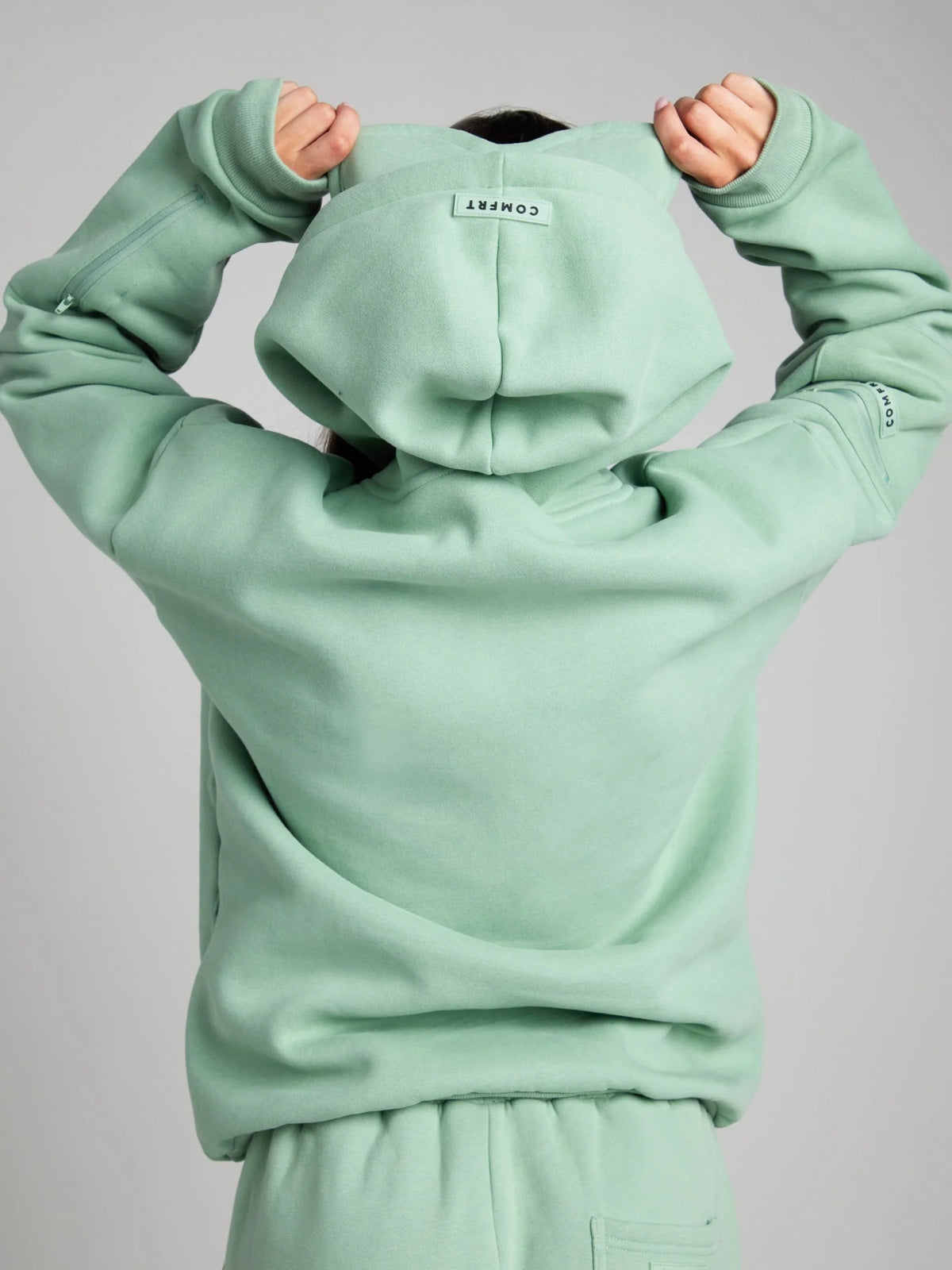 Cozy Travel Hoodie with Airplane Mode Graphic