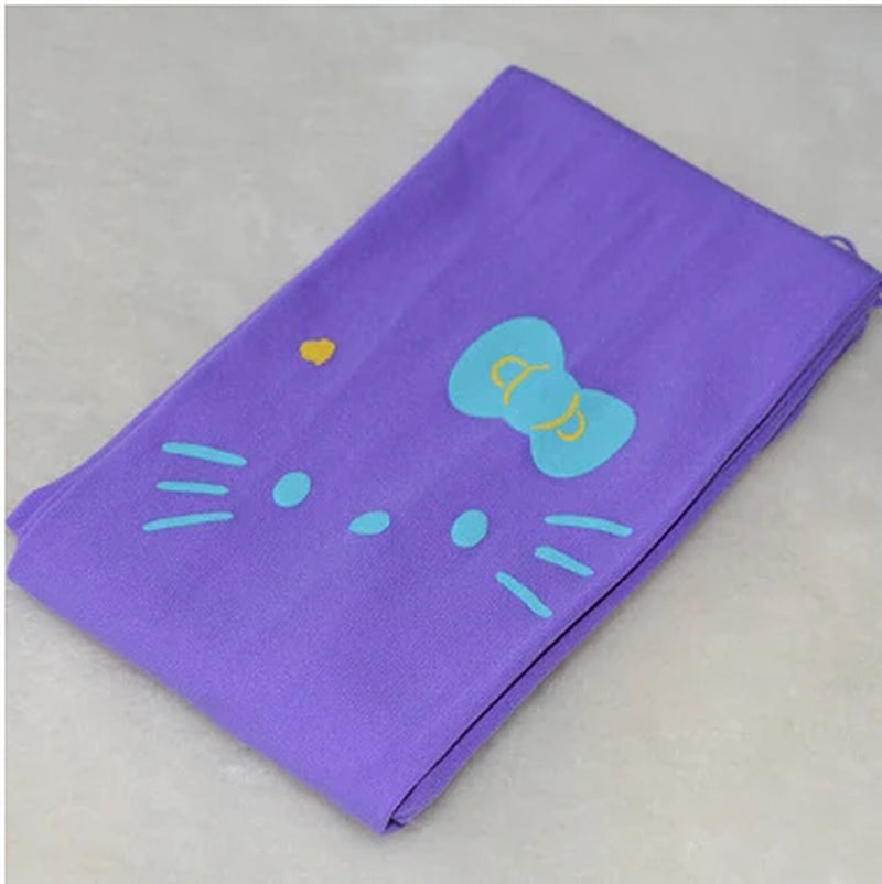 Girl Tights Cat Print Children Kids Pantyhose Velvet Fabric Princess Party Dance Tights Girl Stockings 3-9T Tights Spring Summer