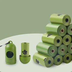 New 300PCS/20 Rolls Pet Biodegradable Trash Bag Dog Poop Bags Scented Poo Bag Degradable Cat Waste Bags Dog Poop Dispenser Gifts