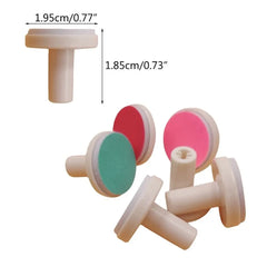 6Pcs Baby Nail File Pads Electric Nail Trimmer Replacement Pads Baby Nail Grinding Heads for Kid Newborn Infant Toddler