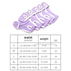 Pet Underwear Products Menstrual Hygiene Pants Puppy anti Harassment Diapers Diapers Wet Mother Dog Physiological Pants