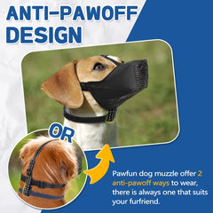 SUPET Soft Mesh No Barking Dog Muzzle - Designed for Comfort and Ease of Use, Versatile for Dogs of All Sizes