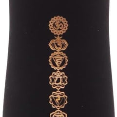Pure Copper Water Bottle with Sipper, 1000 Ml Capacity for Ayurveda Health Benefits - 7 Chakras Engraved