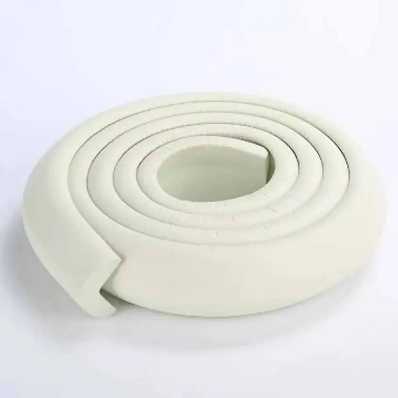2M Child Bumper Strips Baby Safety Anti-Collision Soft Table Edge L-Shaped Protector Strip Safety Table Corner Protection Strips