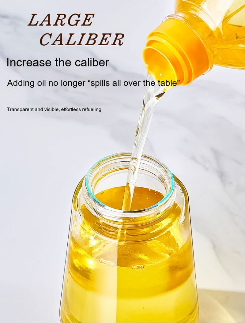 470ML Olive Oil Sprayer Dispenser for Cooking BBQ 2 in 1 Glass Oil Vinegar Soy Sauce Spray Kitchen Oil Bottle for Air Fryer