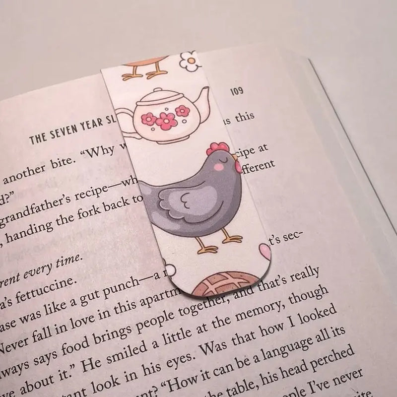 The Scribby Squid Magnetic Bookmarks Cute Designs : Handmade