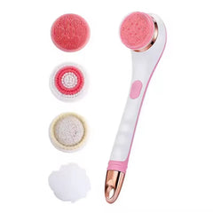Multi-Function Long Handle Electric Silicone Soft Cleaning Home Use Massage Body Bath Brush