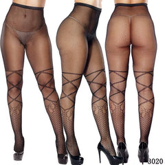 DOIAESKV 3XL plus Fishnet Tights Women Sexy Erotic Lingerie Pantyhose Sex Body Stockings Large Size Tights Sexy Women Pantyhose