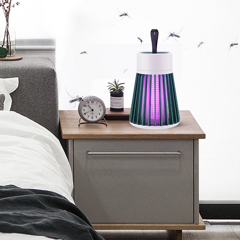 Electric-Shock Physical Mosquito Killer Light Purple Light Mosquito Trap Mosquito Killer Portable Outdoorbedroom USB Rechargeable Mosquito Trap