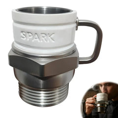 Spark Plug Coffee Mug Industrial Coffee Cup Mechanics & Gearheads Automotive Themed Coffee Mug Engine Design