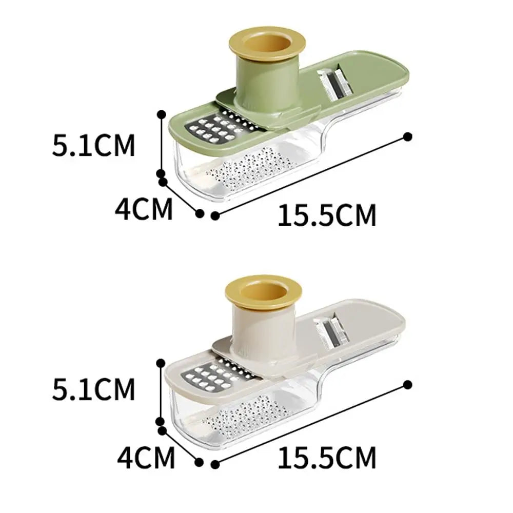 Mandoline Slicer High-Quality Garlic Grinder Handheld Veggie Shredder Sharp Mini Garlic Mandoline for Picnicking Camping