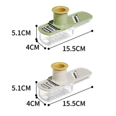 Mandoline Slicer High-Quality Garlic Grinder Handheld Veggie Shredder Sharp Mini Garlic Mandoline for Picnicking Camping