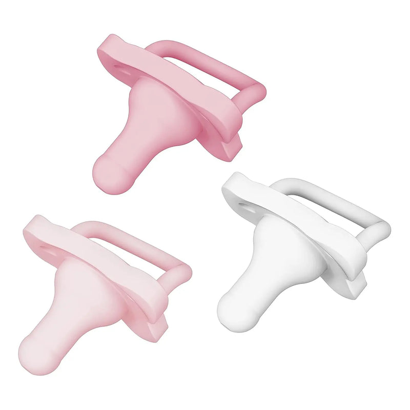 Happypaci Silicone Pacifier for Baby 0-6M, BPA Free - 3-Pack