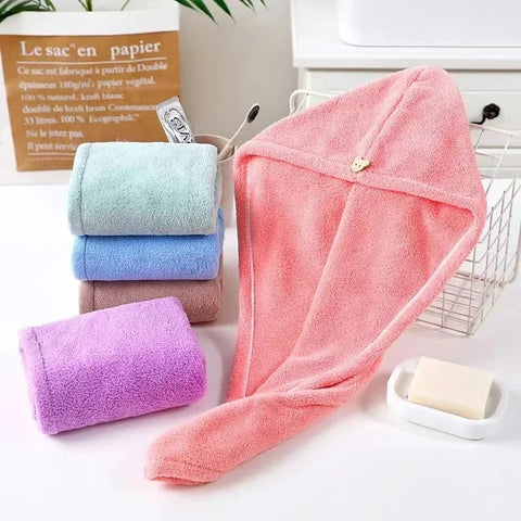 Magic Quick Drying Microfiber Hair Towel Fast Drying Dryer Towel Women Wrap Head Absorption Water Bath Hat