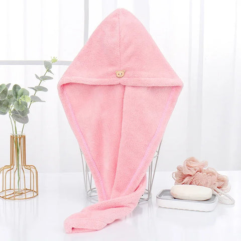 Magic Quick Drying Microfiber Hair Towel Fast Drying Dryer Towel Women Wrap Head Absorption Water Bath Hat