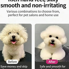 Stainless Steel Pet Grooming Scissors Set with Safety round Tip - Professional Shears for Dogs & Cats