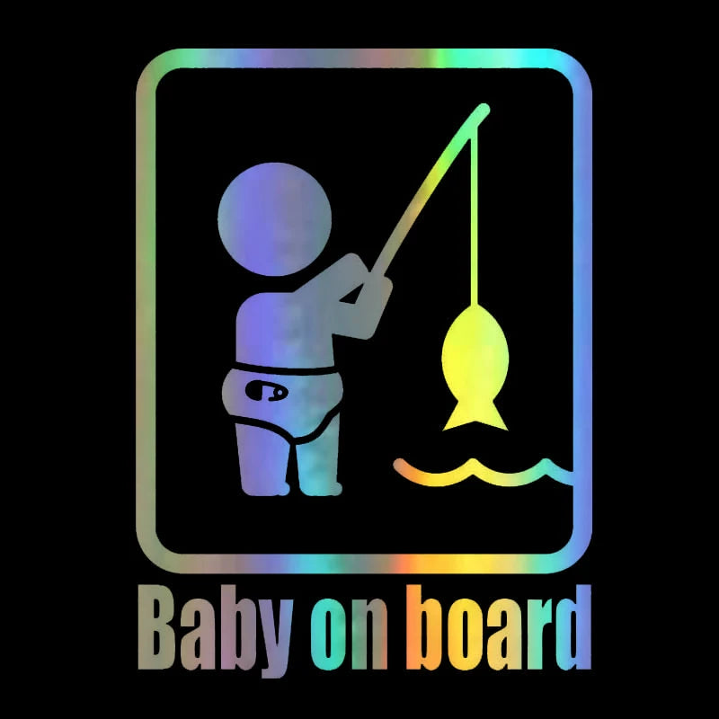 Car Stickers Kids Baby on Board Decals 3D Vinyl Sticker on Car Reflective Motorcycle Decal Car Styling