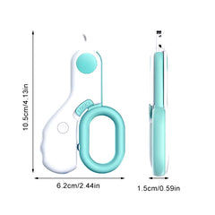 Professional Pet Nail Clipper LED Light Pet Nail Clipper Claw Grooming Scissors for Cats Small Dogs Scissors Cat Accessories