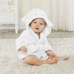 Cotton Baby Robe Bath Towel Cartoon Hoodies Infant Girls Boys Sleepwear Bath Blanket Kids Soft Bathrobe Pajamas Kids Clothing