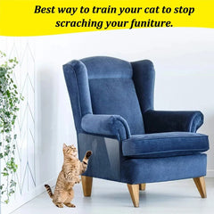 3 Pcs Cat Scratch Sofa Protection Pads Self-Adhesive Pet Furniture Protectors Cover Anti-Cat Scratch Couch Guard Pads Stickers