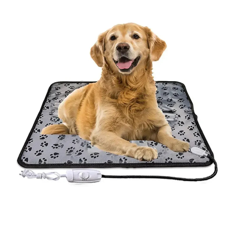 1PCS Dog and Cat Electric Blanket Heating Pad Pet Mattress Waterproof Anti-Bite Adjustable Temperature Chair Cushion