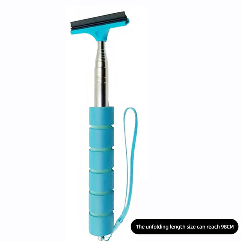 Extendable Handle Wiper Tablet Glass Window Cleaning Tool Windshield Car Front Window Cleaner Mirror Rearview Car Accessories