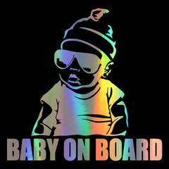 Car Stickers Kids Baby on Board Decals 3D Vinyl Sticker on Car Reflective Motorcycle Decal Car Styling