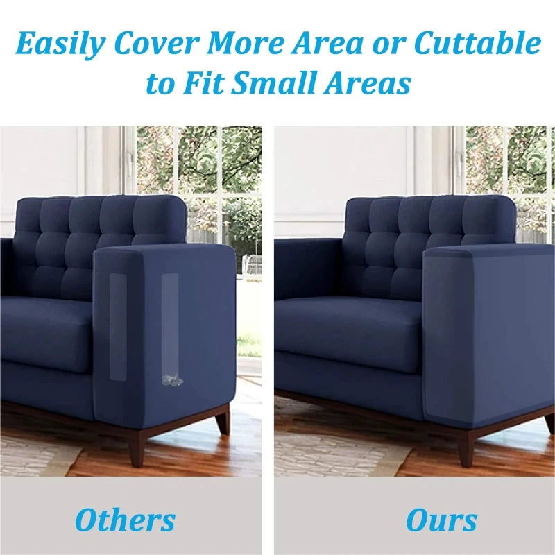 3 Pcs Cat Scratch Sofa Protection Pads Self-Adhesive Pet Furniture Protectors Cover Anti-Cat Scratch Couch Guard Pads Stickers