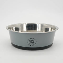 1PC Non-Slip Stainless Steel Dog Food Bowl Cat Bowl Anti-Tip Non-Slip Pet Bowl