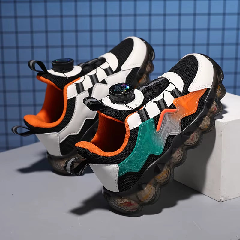 Children'S Sport Shoes Boys' Fashion Running Leisure Mesh Comforthable Outdoor Kids Shoes Casual Tennis Light Sneakers Tennis