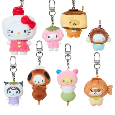 Sanrio Characters Japanese Sweets Keychain Blind Box (Secret Chibittomo Series)