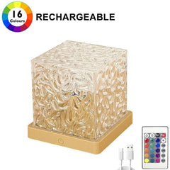 RGB Cube Northern Lights 16 Colour Aurora Projector Lamp Ocean Wave Night Lights