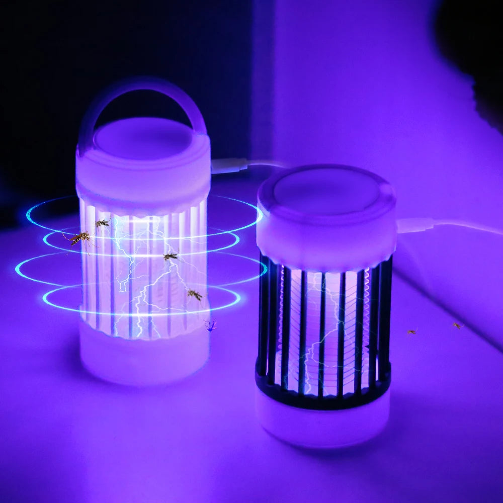 USB Charging Electric Mosquito Killer Lamp UV Light USB 5V Bug Zapper Mosquito Lamp for Bedroom Outdoor Camping Mosquito Lamp
