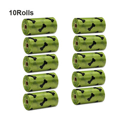 New 300PCS/20 Rolls Pet Biodegradable Trash Bag Dog Poop Bags Scented Poo Bag Degradable Cat Waste Bags Dog Poop Dispenser Gifts