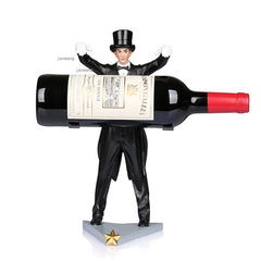 Simple Living Room Villa Storage Wine Racks European-Style Restaurant Wine Bottle Holder Creative Hotel Display Shelf Decoration