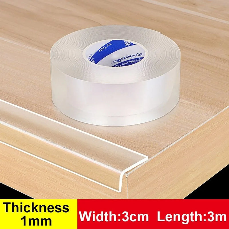 Table Edge Guard Tape Furniture Corner Bumper Self Adhesive Collision Proof Protective Strip Thickened Transparent Soft Tape