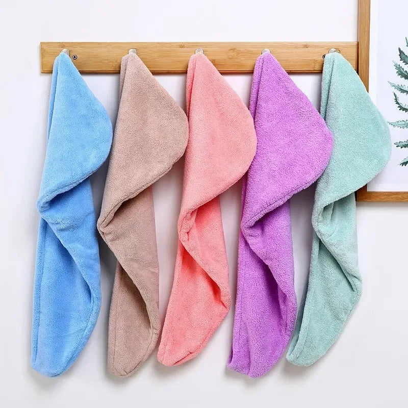 Magic Quick Drying Microfiber Hair Towel Fast Drying Dryer Towel Women Wrap Head Absorption Water Bath Hat