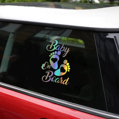 Car Stickers Kids Baby on Board Decals 3D Vinyl Sticker on Car Reflective Motorcycle Decal Car Styling