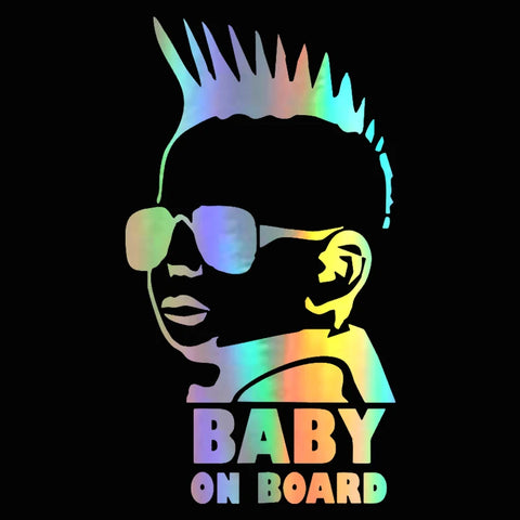 Car Stickers Kids Baby on Board Decals 3D Vinyl Sticker on Car Reflective Motorcycle Decal Car Styling