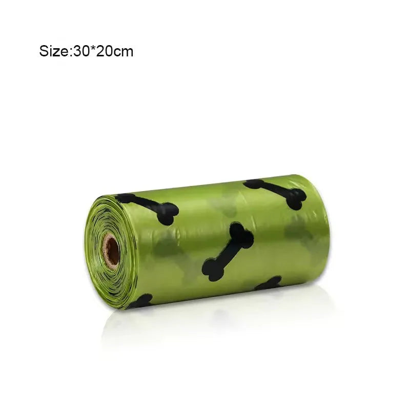 New 300PCS/20 Rolls Pet Biodegradable Trash Bag Dog Poop Bags Scented Poo Bag Degradable Cat Waste Bags Dog Poop Dispenser Gifts