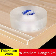 Table Edge Guard Tape Furniture Corner Bumper Self Adhesive Collision Proof Protective Strip Thickened Transparent Soft Tape