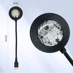 RGB Aurora Led Night Light with Remote Control Starry Sky Galaxy Projector USB 5V for Christmas Home Party Lighting Room Decor
