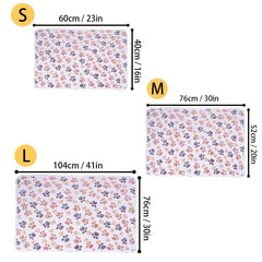 Cartoon Paw Pattern Plush Blanket, Soft Pet Blanket, Pet Blanket for Dog & Cat, Christmas Gift