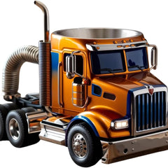 Semi Truck Coffee Mug,Novel Semi Trailer Coffee Cup,11Oz Novelty Coffee Cup,Funny Mugs Truck Drinking Cups,Creative Water Drinking Cups Truck Shaped for Men, Friends and Lovers